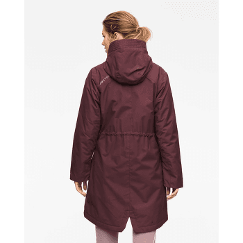 Płaszcz Kari Traa Tesdal Parka Women BURGUNDY RED