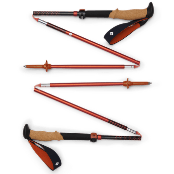 Hole Black Diamond PURSUIT FLZ TREKKING POLES Black-Octane