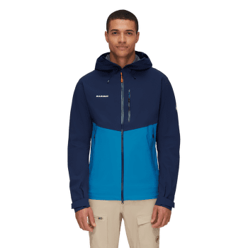 Bunda Mammut Alto Guide HS Hooded Jacket Men deep ice-marine 50554
