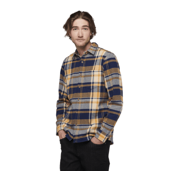 Koszula z długim rękawem Black Diamond Project Flannel Men Charcoal-Walnut Plaid