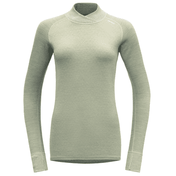 Koszulka z długim rękawem Devold Kvitegga Merino 230 Cross Neck Women 010A RAW WHITE