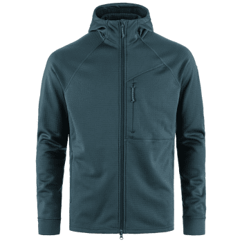 Bluza Fjällräven Abisko Grid Fleece Hoodie Men Mountain Blue