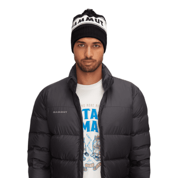 Czapki Mammut PEAKS BEANIE black-white 0047