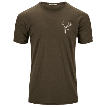 Koszulka z krótkim rękawem Aclima LightWool Tee Print Horn Men Tarmac