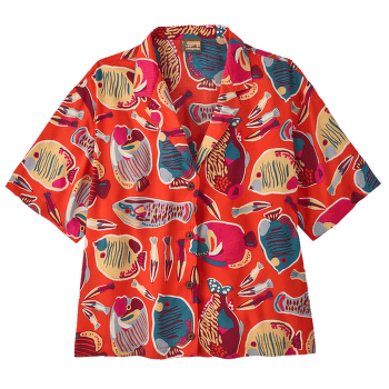 Koszulka z krótkim rękawem Patagonia Tidal Threads Shirt Wrasse: Pollinator Orange