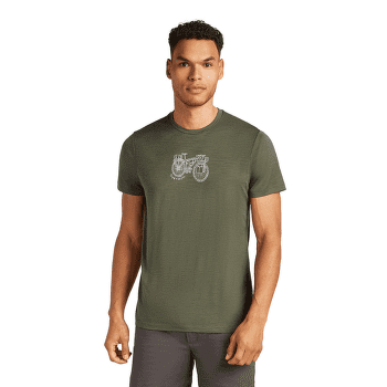 Koszulka z krótkim rękawem Icebreaker Merino 150 Tech Lite SS Tee Adventure Ride Men DAWN