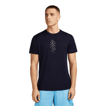 Koszulka z krótkim rękawem Icebreaker Merino 150 Tech Lite SS Tee Lancewood Men Midnight Navy
