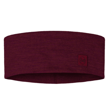 Opaska na głowę Buff MERINO WIDE HEADBAND SOLID SOLID TIBETAN RED