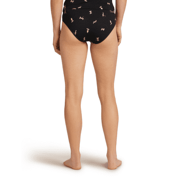 Majtki Icebreaker Merino 150 Siren Hipkini Snow Day Women BLACK/ACID PINK/AOP