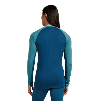 Koszulka z długim rękawem Icebreaker Merino 200 ZoneKnit™ LS Crewe Men ATLANTIS/TOPAZ/CB