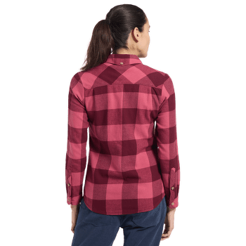 Koszula z długim rękawem La Sportiva RAMBLER FLANNEL SHIRT WOMEN Redwood/Rosebay
