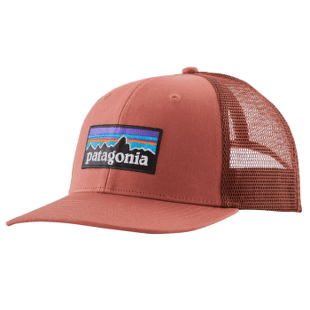 Czapka Patagonia P-6 Logo Trucker Hat Potters Red