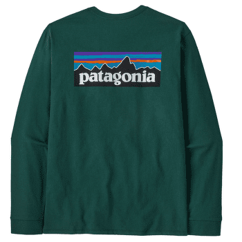 Koszulka z długim rękawem Patagonia Long-Sleeved P-6 Logo Responsibili-Tee Men Cascade Green