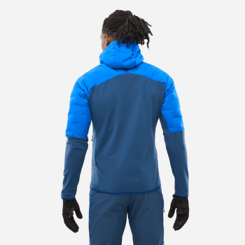 Bunda Millet M WHITE HYBRID HOODIE MEN ICON BLUE/DARK DENIM