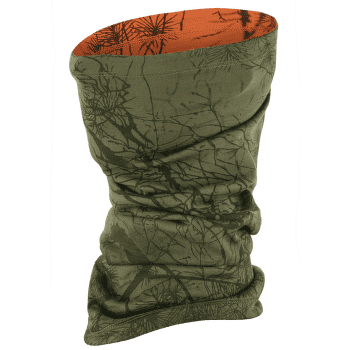 Szalik Fjällräven Lappland Neck Gaiter Green Camo-Orange Multi Camo