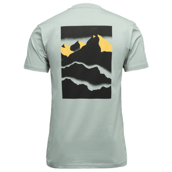 Koszulka z krótkim rękawem Black Diamond Mountainscape SS Tee Men Agave