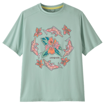 Koszulka z krótkim rękawem Patagonia Capilene® Silkweight T-Shirt Kid Riverbloom: Thin Ice