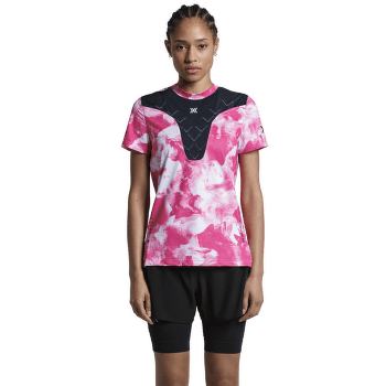 Koszulka z krótkim rękawem X-Bionic X-BIONIC® COREFUSION RUN SHIRT SS WOMEN DOT FADE/NEO PINK/WHITE