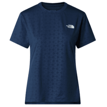 Koszulka z krótkim rękawem The North Face Flex Geo Embossed Short Sleeve Reg T-Shirt Women SUMMIT NAVY