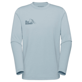 Koszulka z długim rękawem Mammut MOUTAIN LONGSLEEVE T-SHIRT MEN BLUEMLISALPHORN nebla