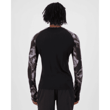 Koszulka z długim rękawem Mons Royale Temple Merino Long Sleeve Men Rock Camo/Black