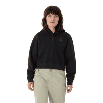 Bluza Arcteryx Emblem Fleece Full Zip Crop Hoody Women Arctic Silk