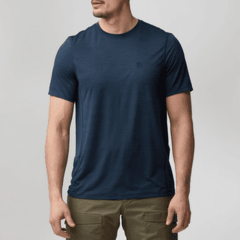 Koszulka z krótkim rękawem Fjällräven ABISKO LITE SS MEN Grey-Melange