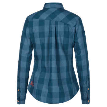 Koszula z długim rękawem La Sportiva ANDES LS SHIRT Women Storm Blue/Cherry Tomato