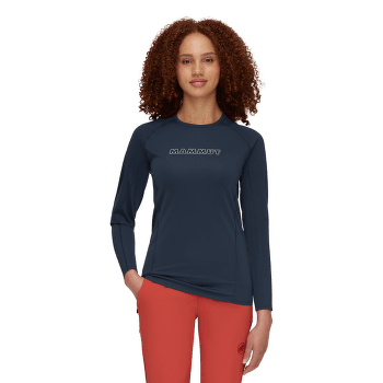 Koszulka z długim rękawem Mammut Selun FL Longsleeve Women Logo marine 5118