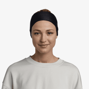 Opaska na głowę Buff ThermoNet Headband SOLID BLACK