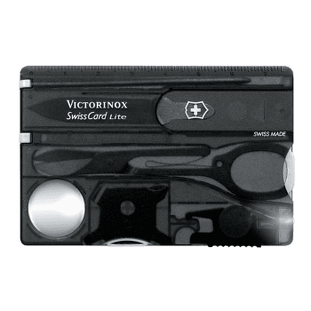 Nóż Victorinox SwissCard Lite, black translucent