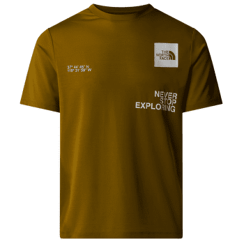 Koszulka z krótkim rękawem The North Face GRAPHIC BOXES FOUNDATION SS TEE Men MOSS GREEN