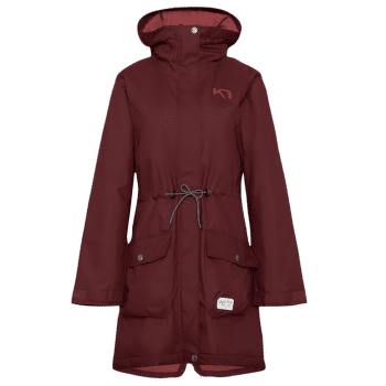 Płaszcz Kari Traa Tesdal Parka Women BURGUNDY RED