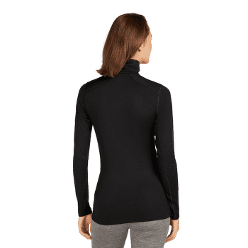 Koszulka z długim rękawem Icebreaker Merino 200 Oasis LS Half Zip Women Black
