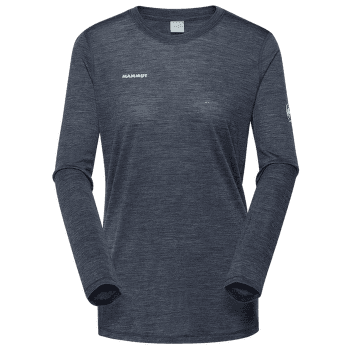 Koszulka z długim rękawem Mammut Tree Wool FL Longsleeve Women marine melange 5784