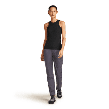 Tank top Icebreaker Merino Blend Rib Lotus Tank Women BLACK