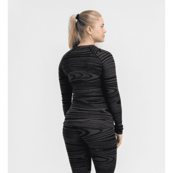 Koszulka z długim rękawem Aclima WarmWool Crew Neck Women Black Motion