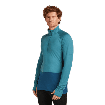 Koszulka z długim rękawem Icebreaker Merino 200 ZoneKnit™ LS Half Zip Men ATLANTIS/TOPAZ/CB