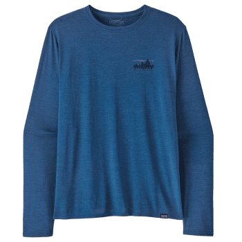 Koszulka z długim rękawem Patagonia L/S Cap Cool Daily Graphic Shirt Men 73 Skyline: Clement Blue X-Dye