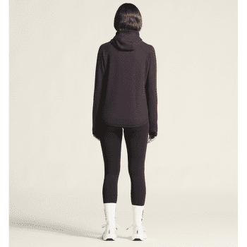 Koszulka z długim rękawem Craft Grid Hood Women DK PLUM