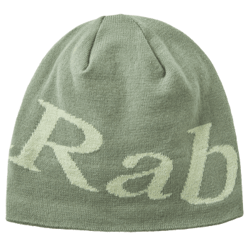 Czapki Rab Logo Beanie Dark Fig Green/Fig Green