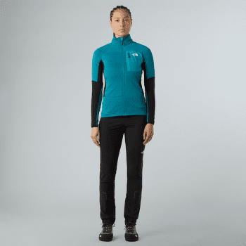Bunda The North Face POLARTEC POWERGRID STORMGAP JACKET Women 983 DEEP TEAL/TNF BLACK
