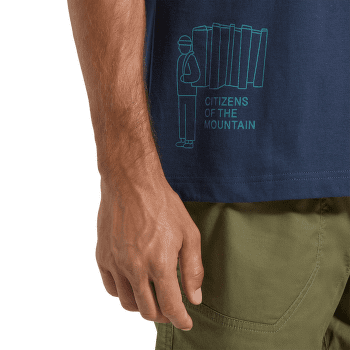 Koszulka z krótkim rękawem La Sportiva CITIZEN OF THE MOUNTAIN Men Onyx/Yellow