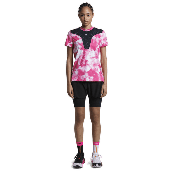 Koszulka z krótkim rękawem X-Bionic X-BIONIC® COREFUSION RUN SHIRT SS WOMEN DOT FADE/NEO PINK/WHITE