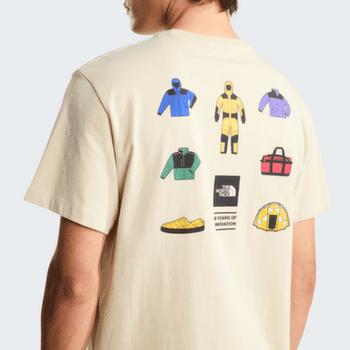 Koszulka z krótkim rękawem The North Face Icon Celebration Regular Short Sleeve Tee-Graphic Men DOM DESERT STONE