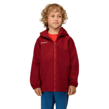 Bunda Mammut ULTIMATE COMFORT SO HOODED JACKET KIDS 3818 dark mammut red