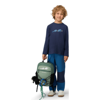 Koszulka z długim rękawem Mammut MAMMUT CORE LONGSLEEVE KIDS LOGO marine 5118