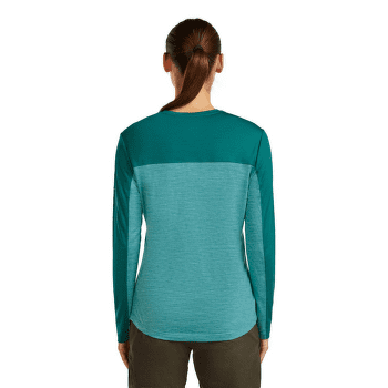 Koszulka z długim rękawem Icebreaker Merino 125 Cool-Lite™ Sphere LS Tee Colour Block Women GRAPHITE HTHR/GRAPHITE/CB