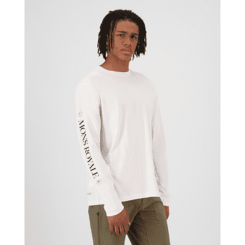 Koszulka z długim rękawem Mons Royale Yonder Merino Organic CottonLong Sleeve Men Vintage White