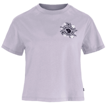 Koszulka z krótkim rękawem Fjällräven Fjällblomster Logo T-Shirt Women Lavender Mist